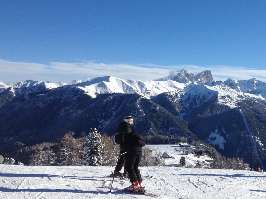 Ciasa Sot Croze Daire Pozza di Fassa Dış mekan fotoğraf