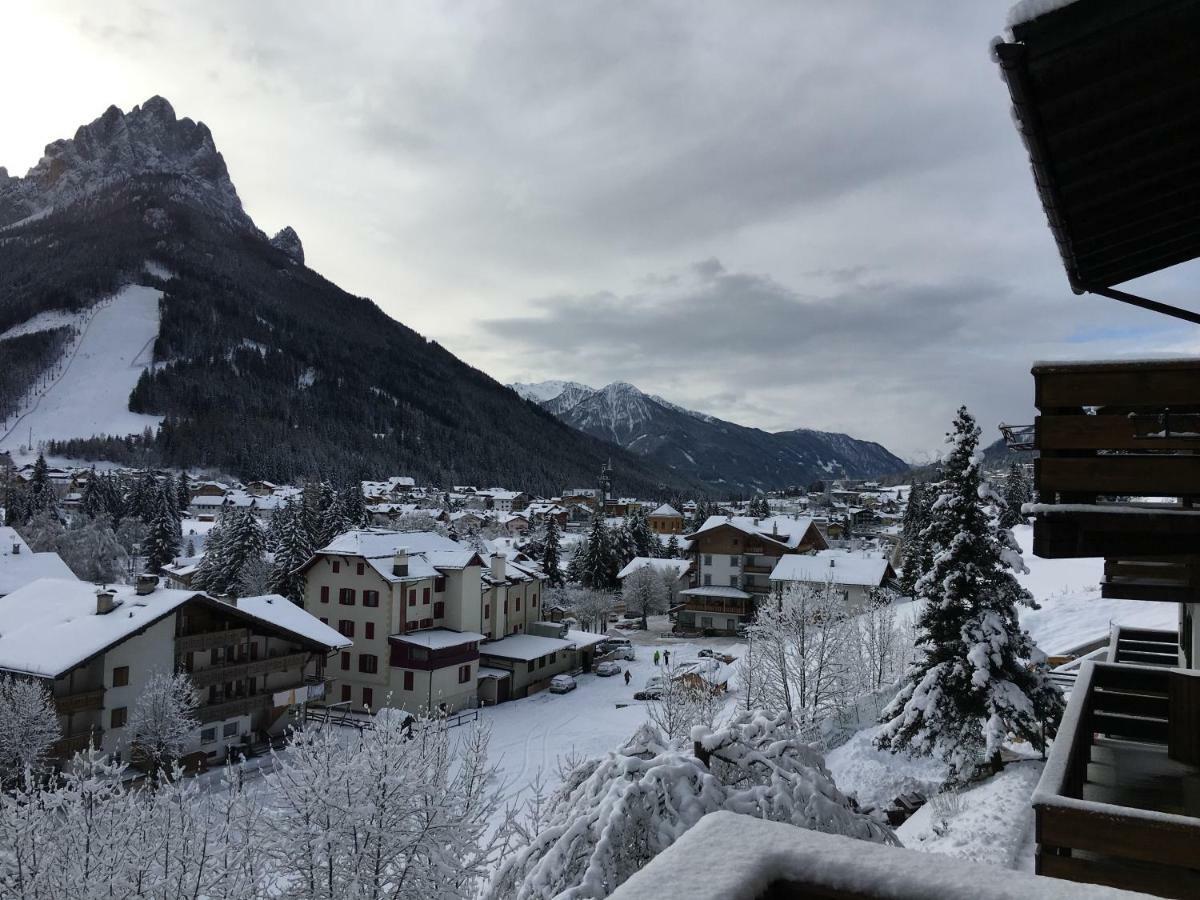 Ciasa Sot Croze Daire Pozza di Fassa Dış mekan fotoğraf